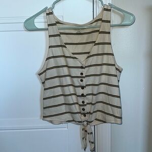 American Eagle small striped tank top